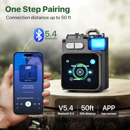 Mini Bluetooth Speaker with Touchscreen I358471