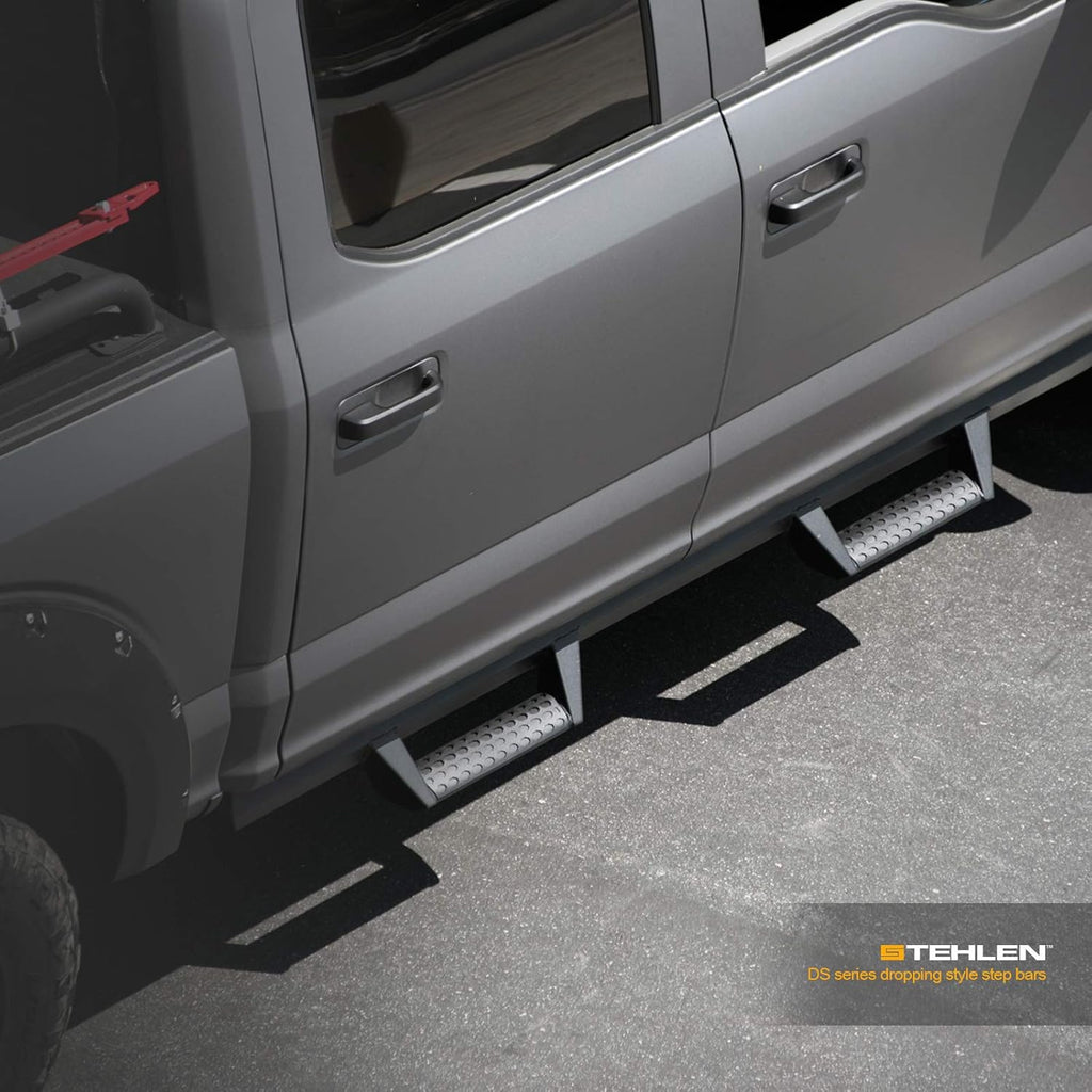 Matte Black Nerf Bars Running Boards for Ford F150 Super Duty B612365