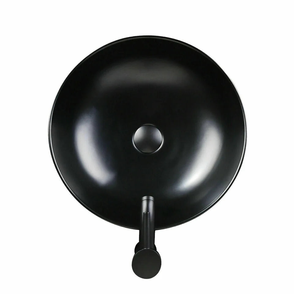 Porcelain Ceramic Vessel Sink and Faucet Combo U786690