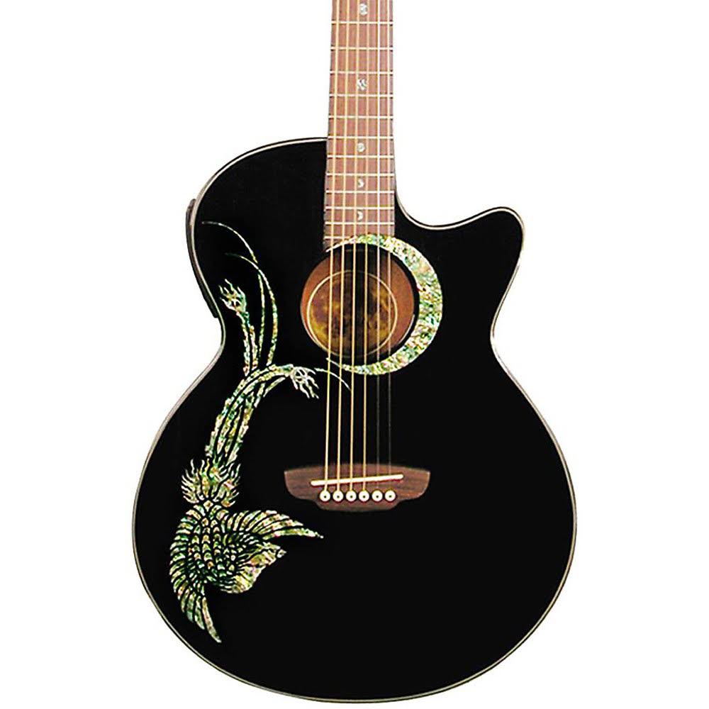 Black Acoustic Electric Guitar A88122