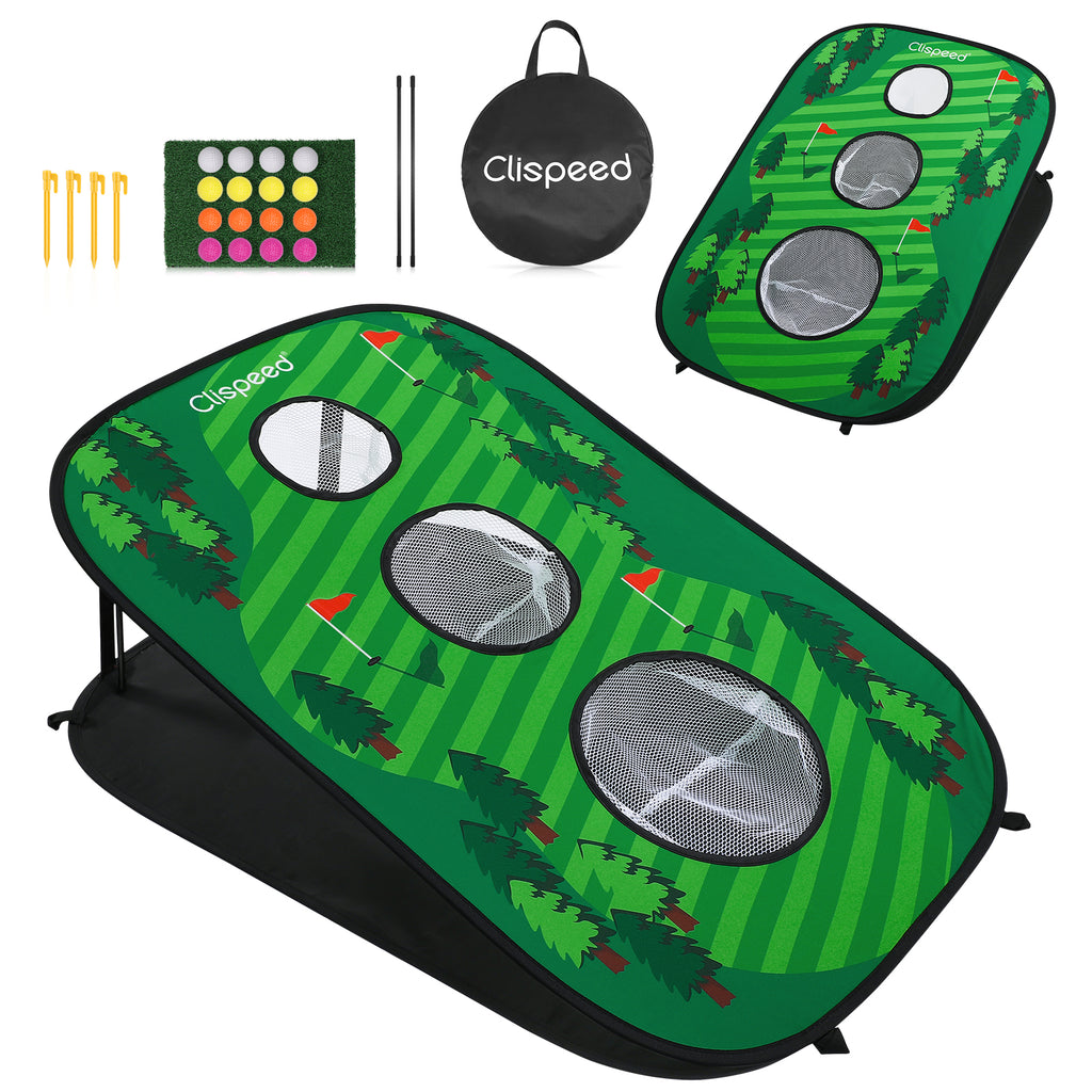 Foldable Chipping Net Cornhole Game Set U14659