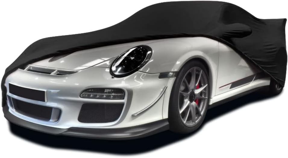 Black Velvet Stretch Indoor Car Cover L984