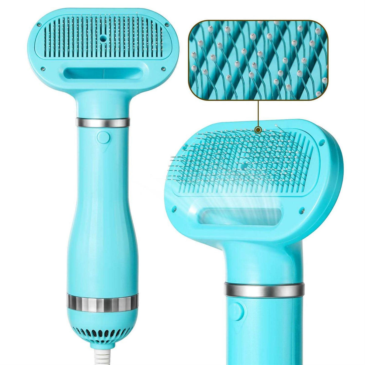 Pet Hair Dryer with Slicker Brush 3 Heat Settings R8109