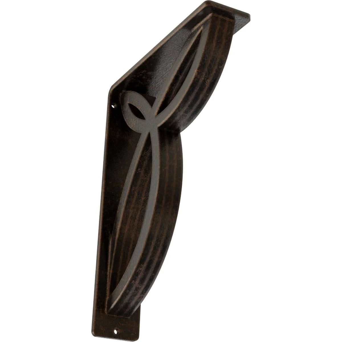 Wrought Iron Bracket Antiqued Bronze C792