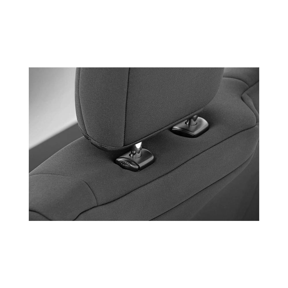 Black Neoprene Rear Seat Cover K137810