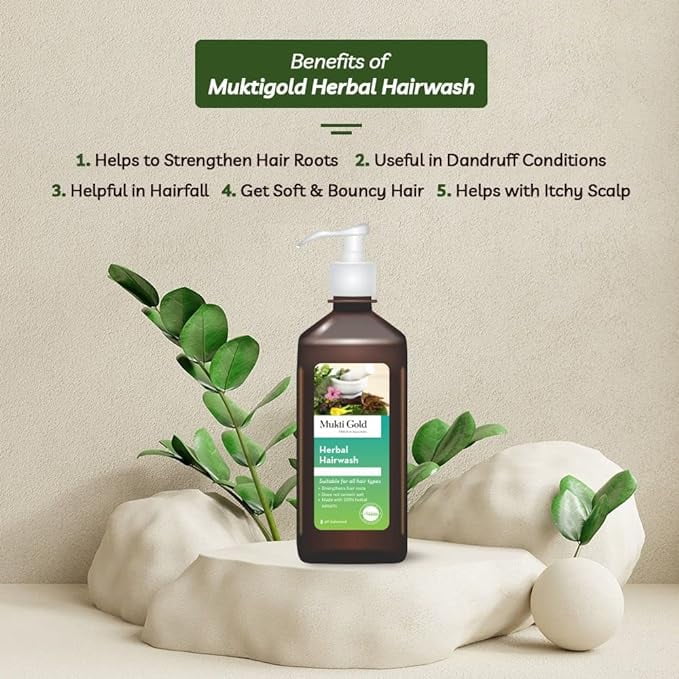 Herbal Hairwash 400 ml and Aloe Vera Gel 125 g B833