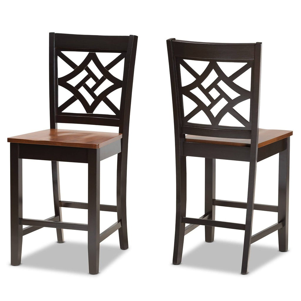 2-Piece Counter Stool Set - Brown J151
