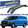 Shatterproof in-Channel Window Deflectors for Chevrolet Express Van/GMC Savana 1996-2022, 2 pcs Y738881