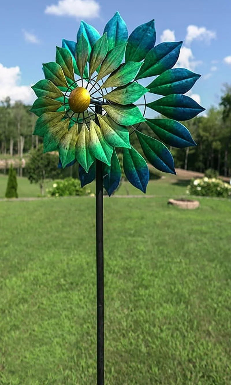Blue & Green Wind Spinner Z76809
