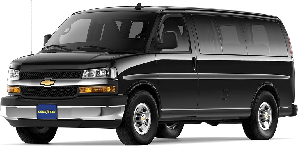 Shatterproof in-Channel Window Deflectors for Chevrolet Express Van/GMC Savana 1996-2022, 2 pcs Y738881