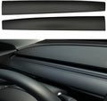 ABS Matte Carbon Fiber Pattern Dash Cover Wrap Pack of 2 M953738