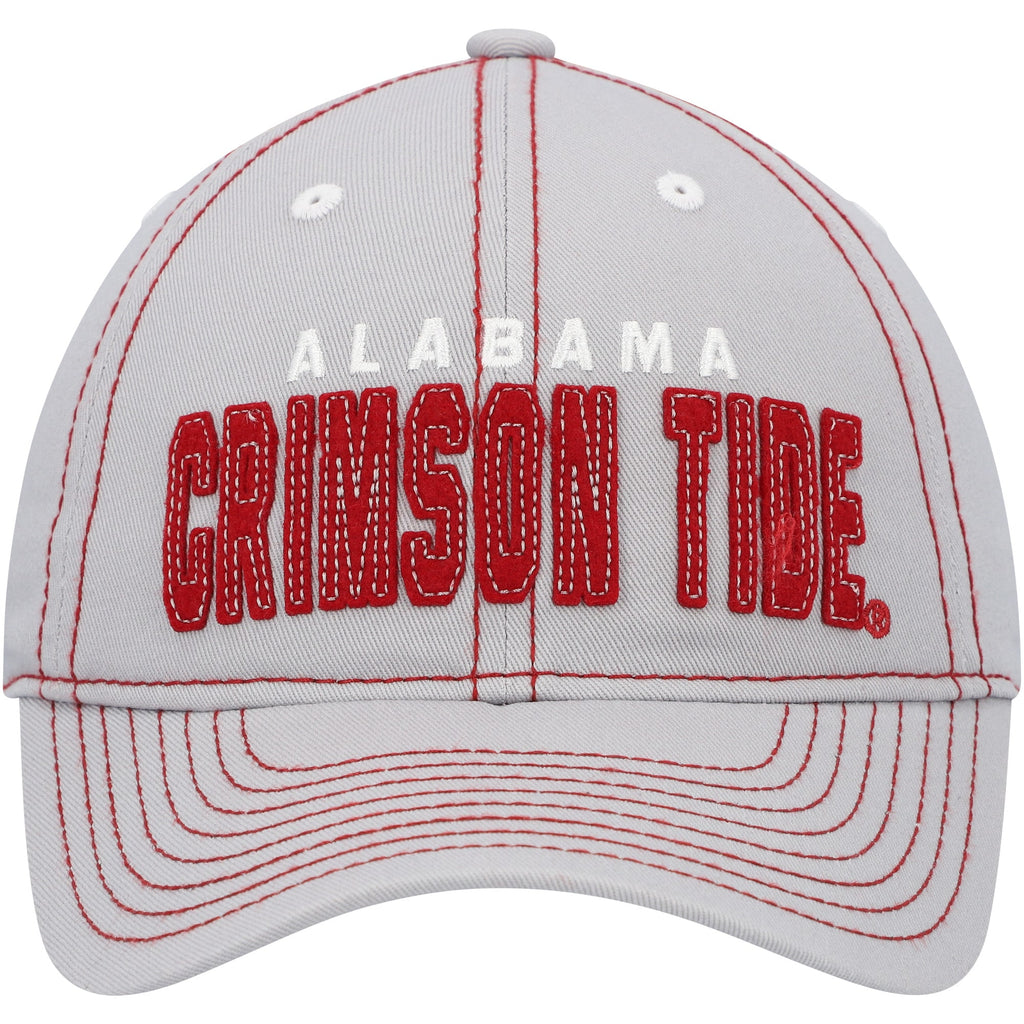 Gray Alabama Crimson Tide Slouch Adjustable Hat Z254