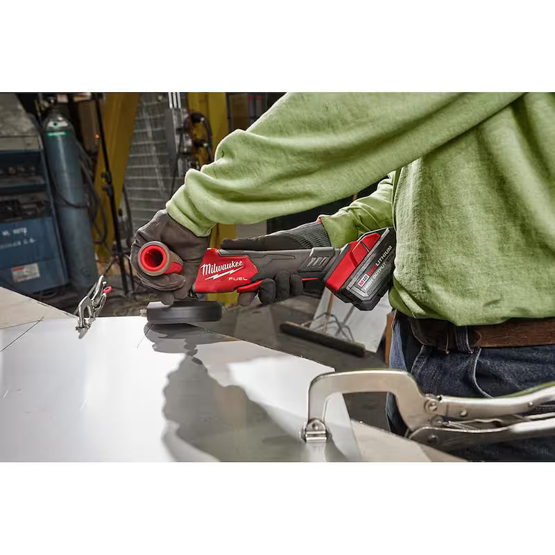 18-Volt Lithium-Ion Brushless Cordless 4-1/2 in./5 in. Grinder with Battery & Charger Q268328