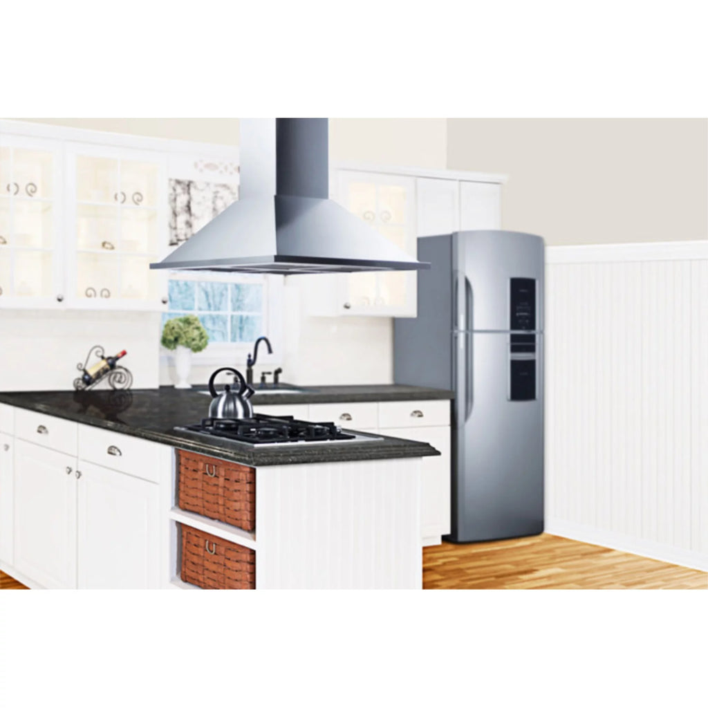 36" Wide Stainless Steel Island Range Hood K544
