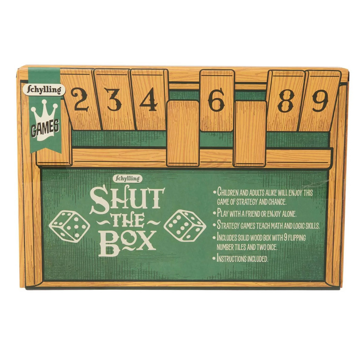 Shut the Box Dice Game S834
