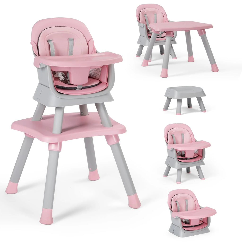 8 in 1 Black Baby High Chair P408