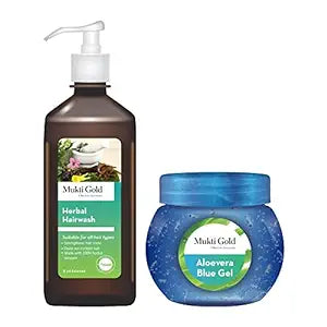 Herbal Hairwash 400 ml and Aloe Vera Gel 125 g B833
