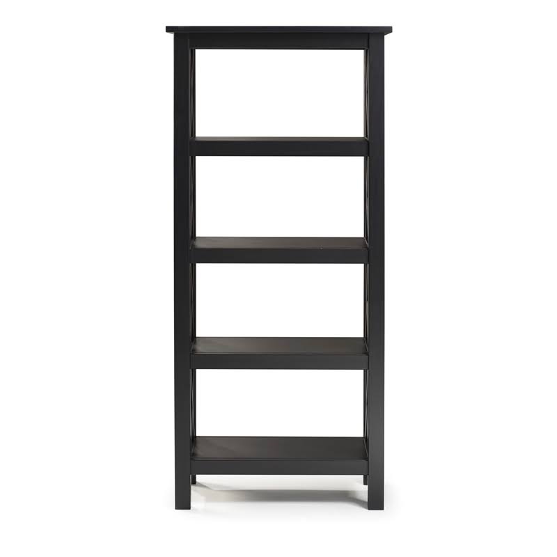 Black Wood Bookcase D215758