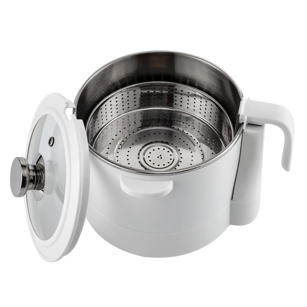 3-in-1 Electric Hot Pot Steamer with Steaming Basket E213