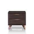 Wenge 2-Drawer Nightstand Q58478