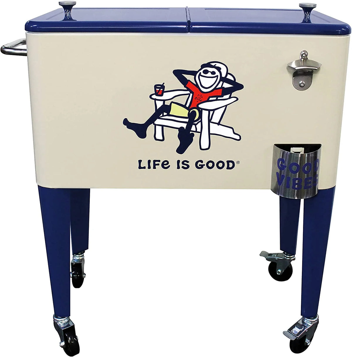 60 Quart Metal Outdoor Patio Cooler K3889