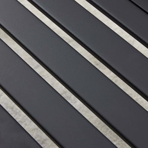 Set of 2 Grey Metal Garden Bench H9301