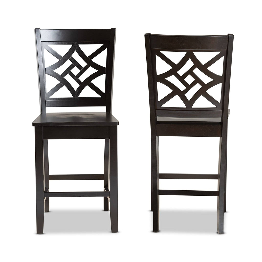2-Piece Counter Stool Set - Brown J151