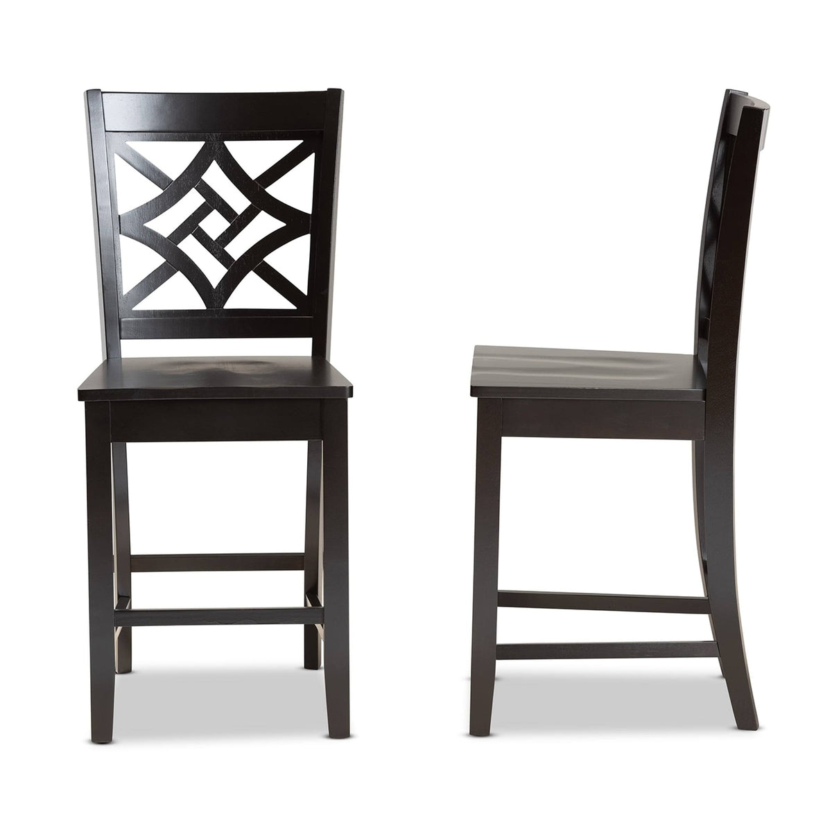 2-Piece Counter Stool Set - Brown J151
