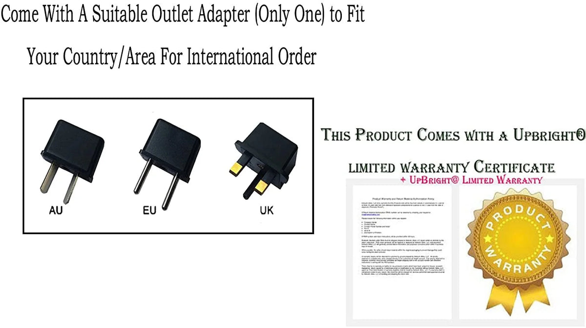 12V AC/DC Adapter 4-Pin DIN Power Supply E930