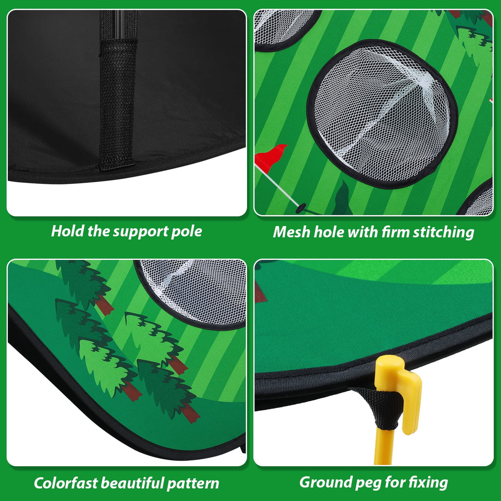 Foldable Chipping Net Cornhole Game Set U14659