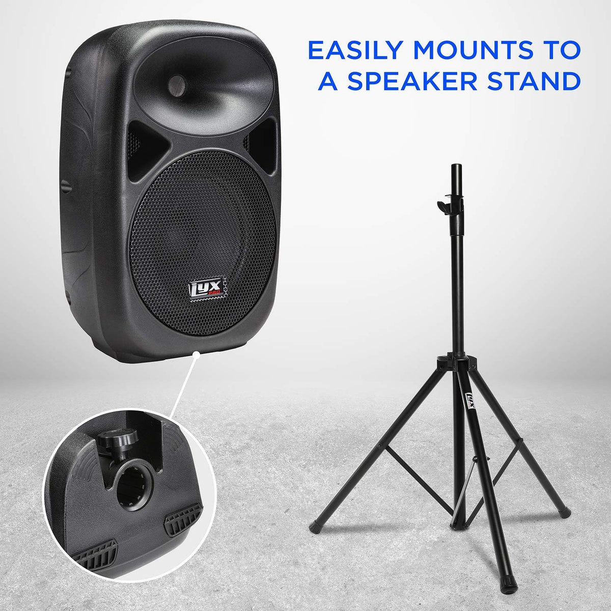 10" Passive DJ PA Speaker System, 8 Ohm, Pack of 2 J375642