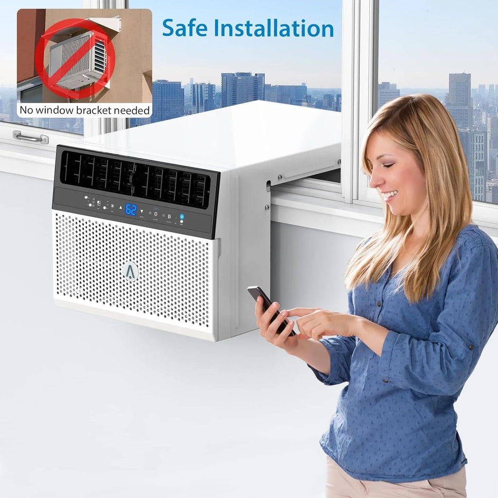 8000 BTU Window Air Conditioner with Remote Control V422541