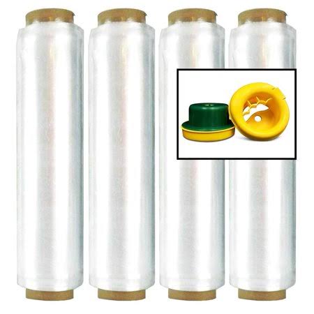 16 Rolls Pre-Stretch Wrap Film with Folded Edges O6855