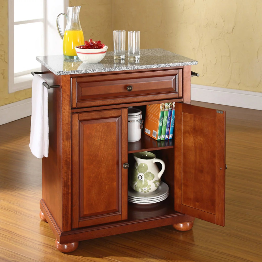 Wood Portable Kitchen Island O42517