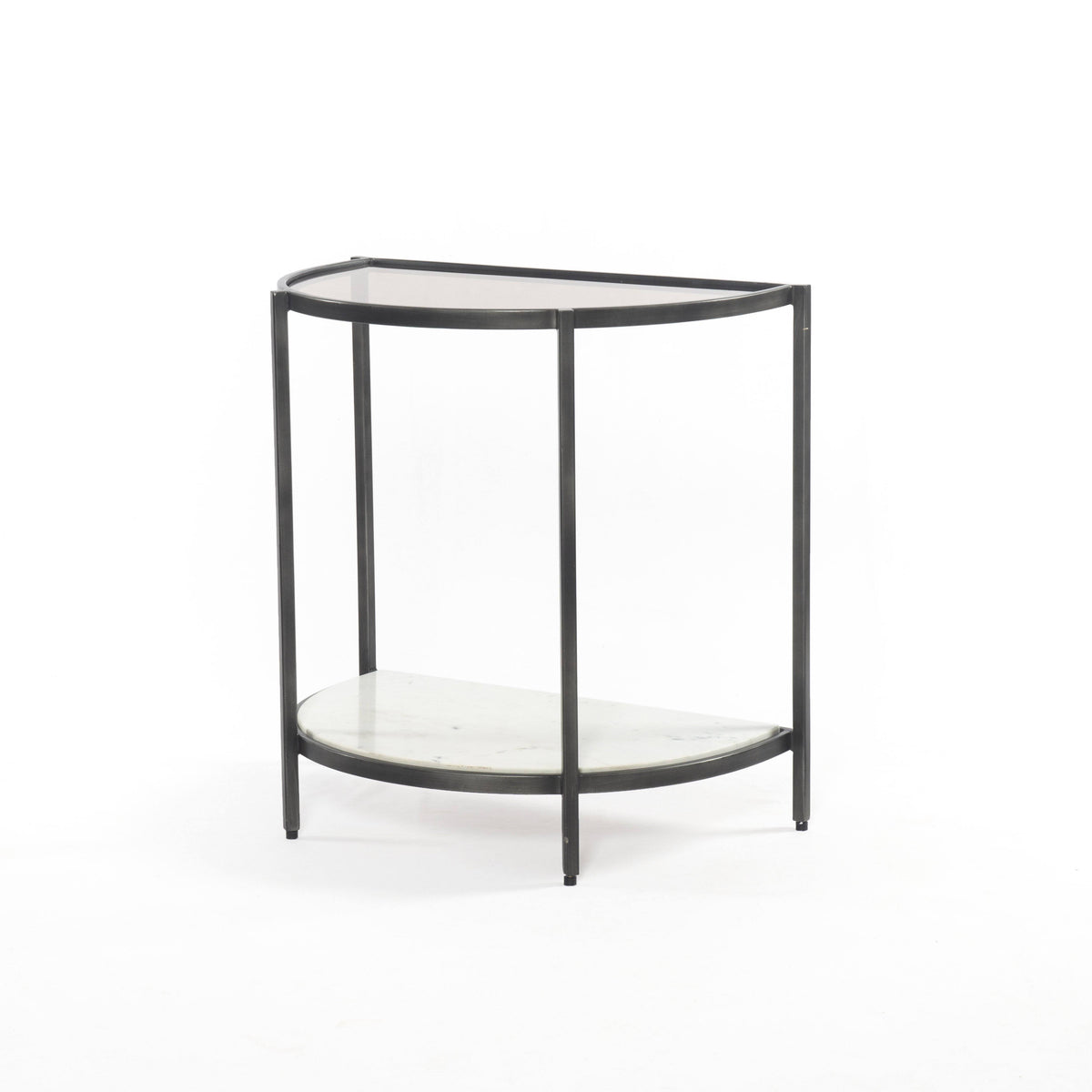 Grey Smoked Glass End Table G590