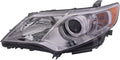 Chrome Housing Halogen Headlight for 2012-2014 Toyota Camry 4 Door Sedan U350