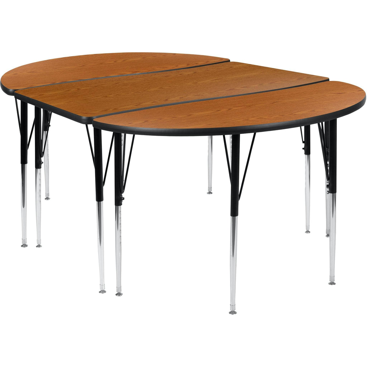 3 Piece Oak Laminate Activity Table Set F222314