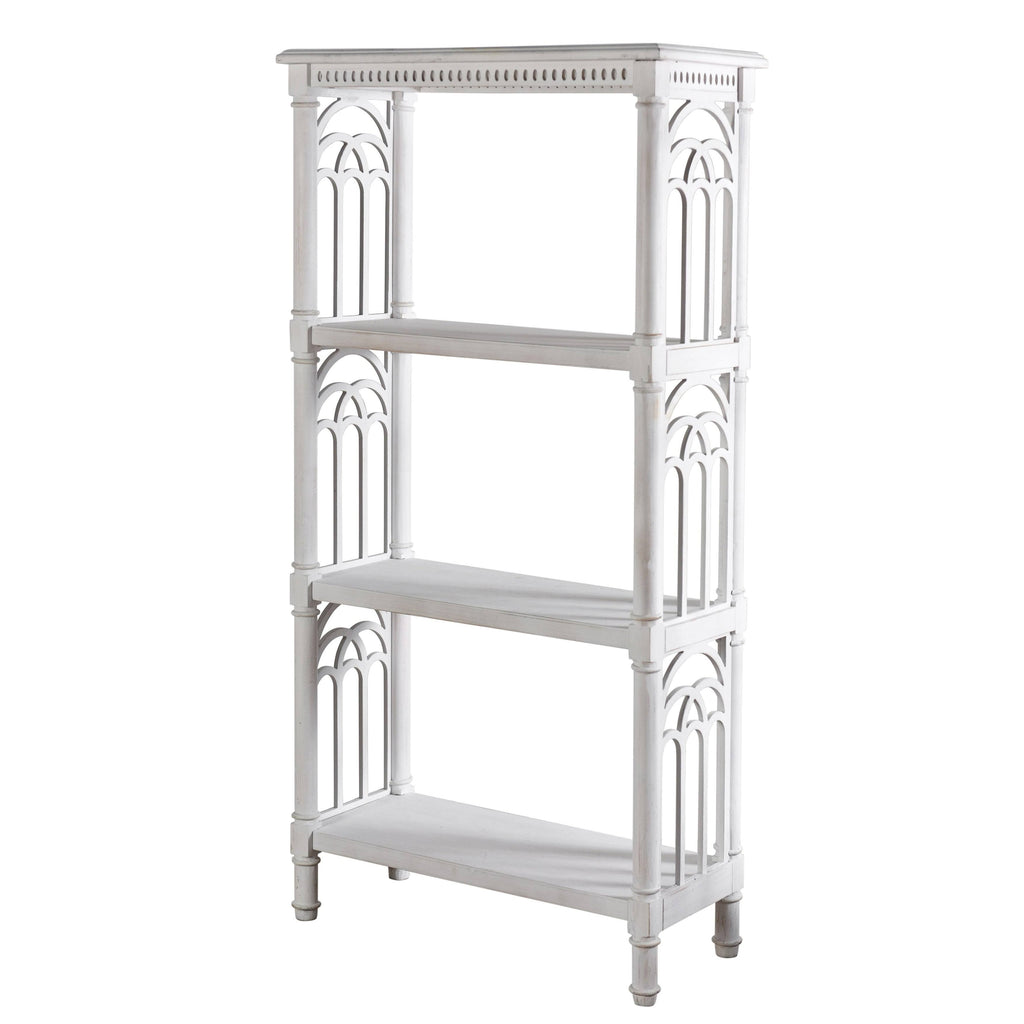 White Bookcase Y860