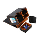 Black Green Trading Card Deck Box with Dice Tray and 2 Dividers X603982