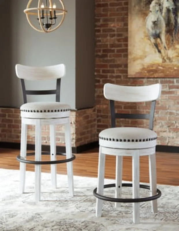 White Bar Height Bar Stool Z2703