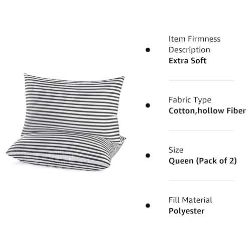 King Size Down Alternative Microfiber Pillows 2 Pack R1029