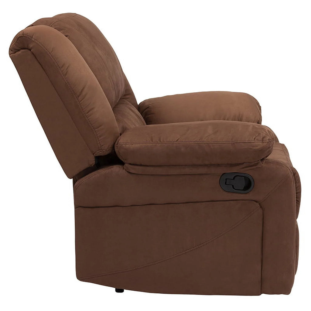 Chocolate Brown Microfiber Recliner X369779