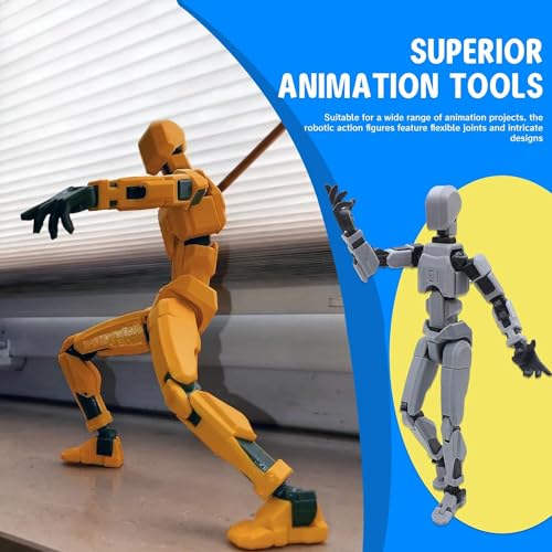 6 Pack 3D Printed Multi-Jointed Movable Action Figure S975789
